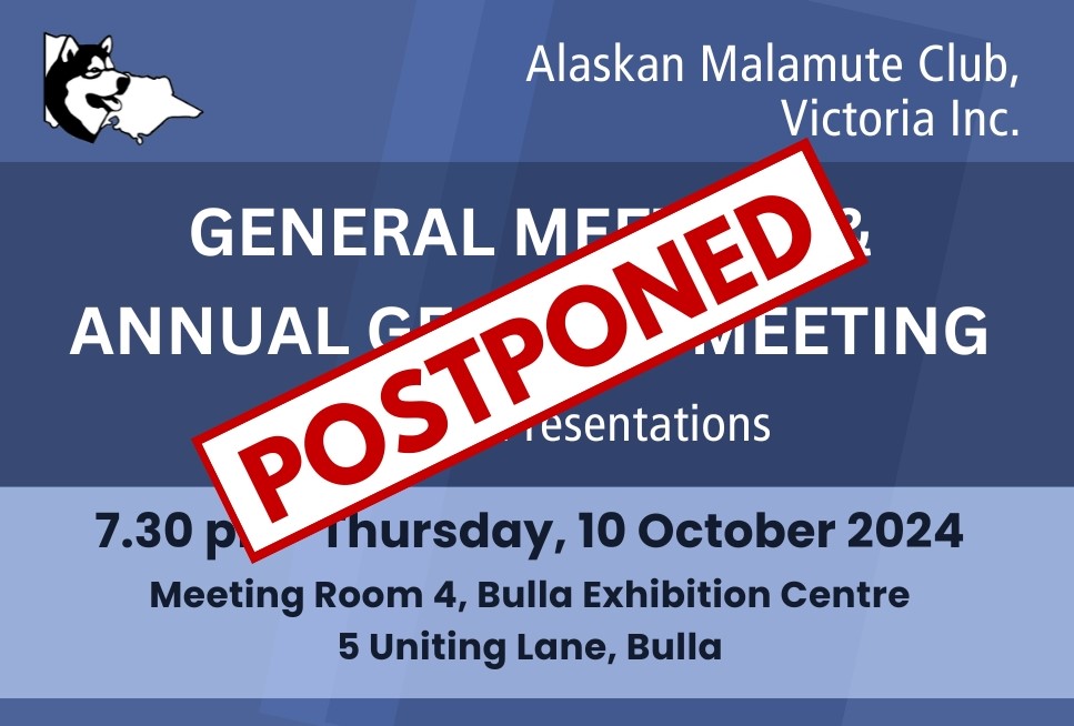 Postponed meetings