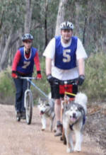 Sled dog event at Heathcote